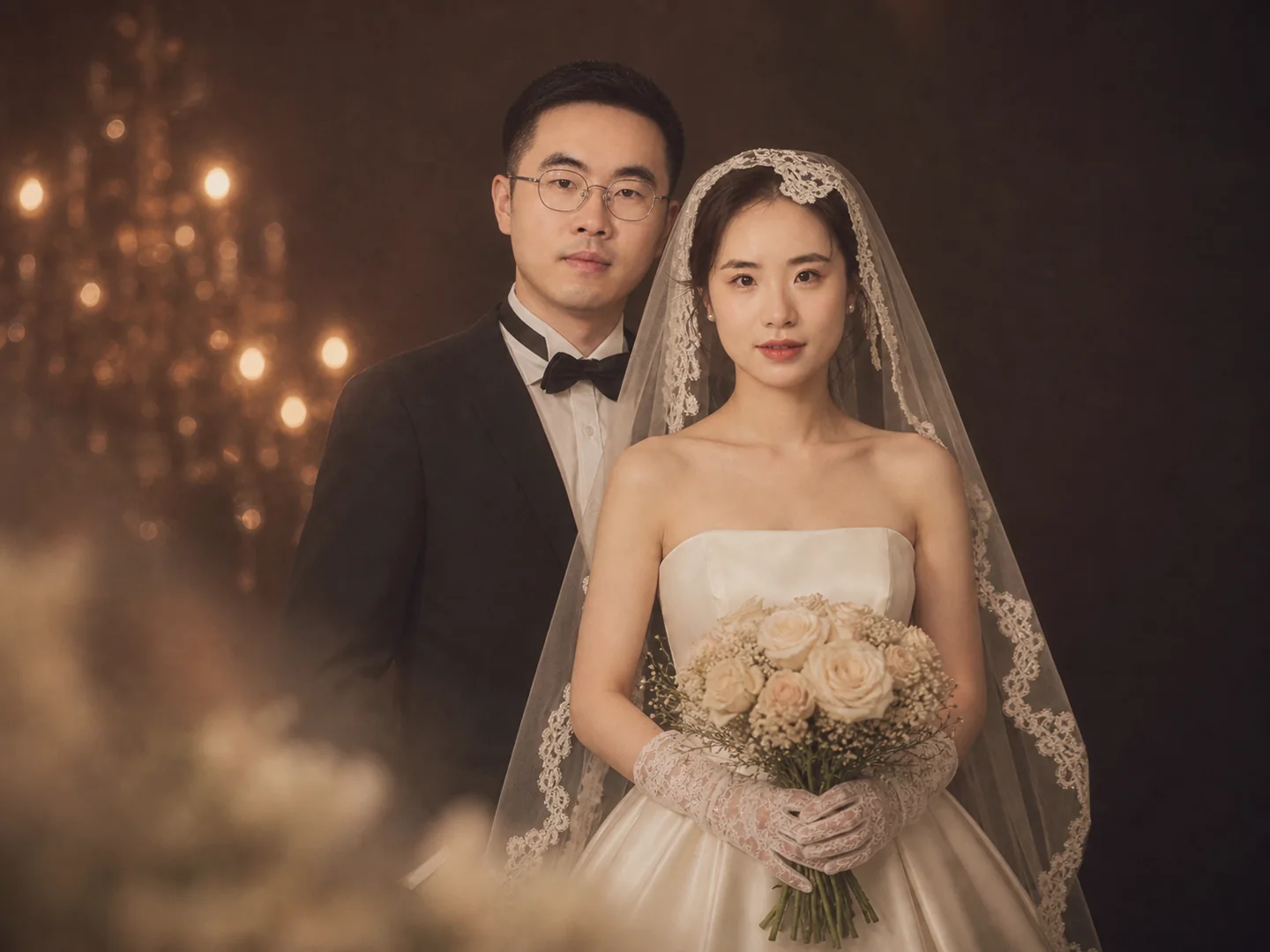复古婚纱照